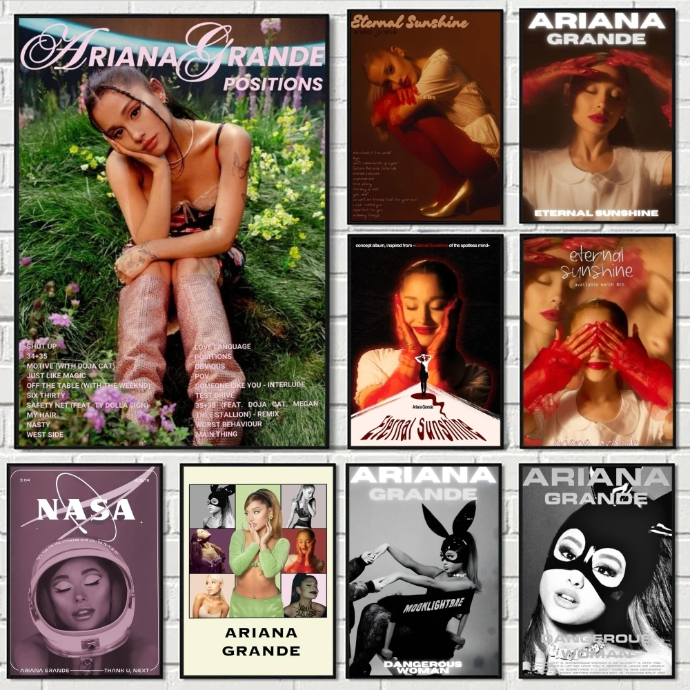 Home Cinema Wallpaper - Pôster da Cantora Pop A-Ariana G-Grande,