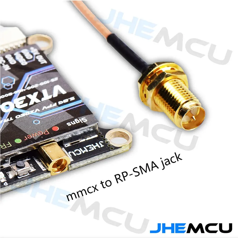 JHEMCU-VTX30-800 VTX5848 LITE 40CH 5.8G, 25/100/200/400/800mW, przełączanie, moduł nadajnika wideo, sterowanie OSD, dron, FPV