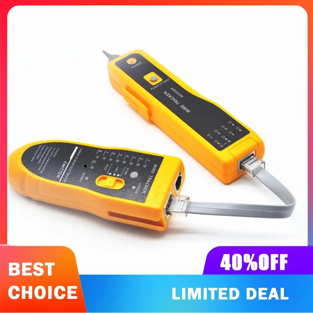 

Electric Wire Tracker Repair Scan Network Telephone Cable Tester Portable Line Toner Instrument Battery Operated