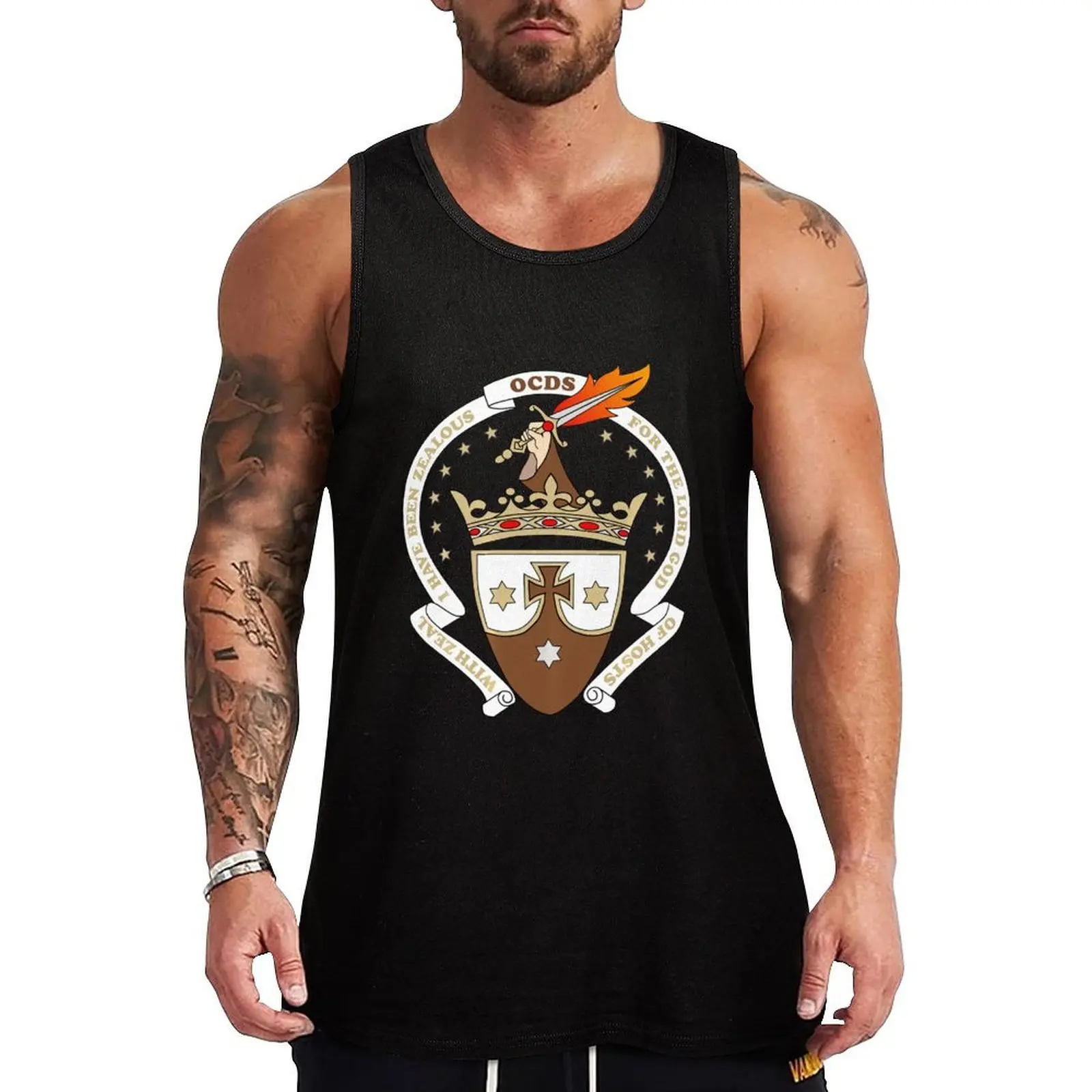 

Carmelite Shirt Tank Top Odor Control Tank Top Anti Sweat Workout Shirt