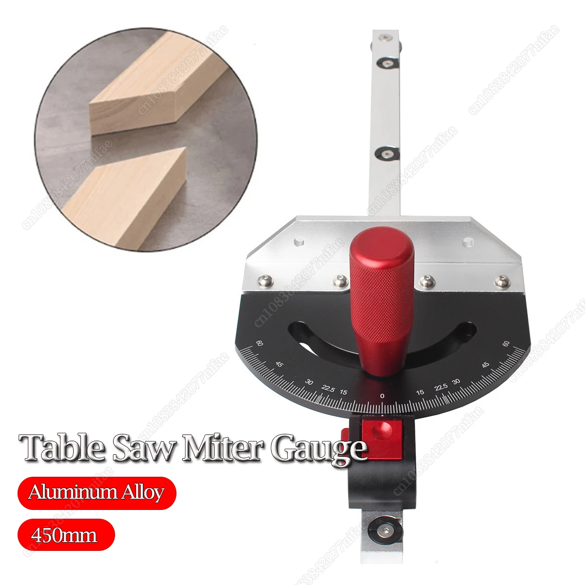 

450mm Table Saw Miter Gauge Handle Benches Router Miter Gauge Sawing Assembly Ruler DIY Carpenter Woodworking Tools