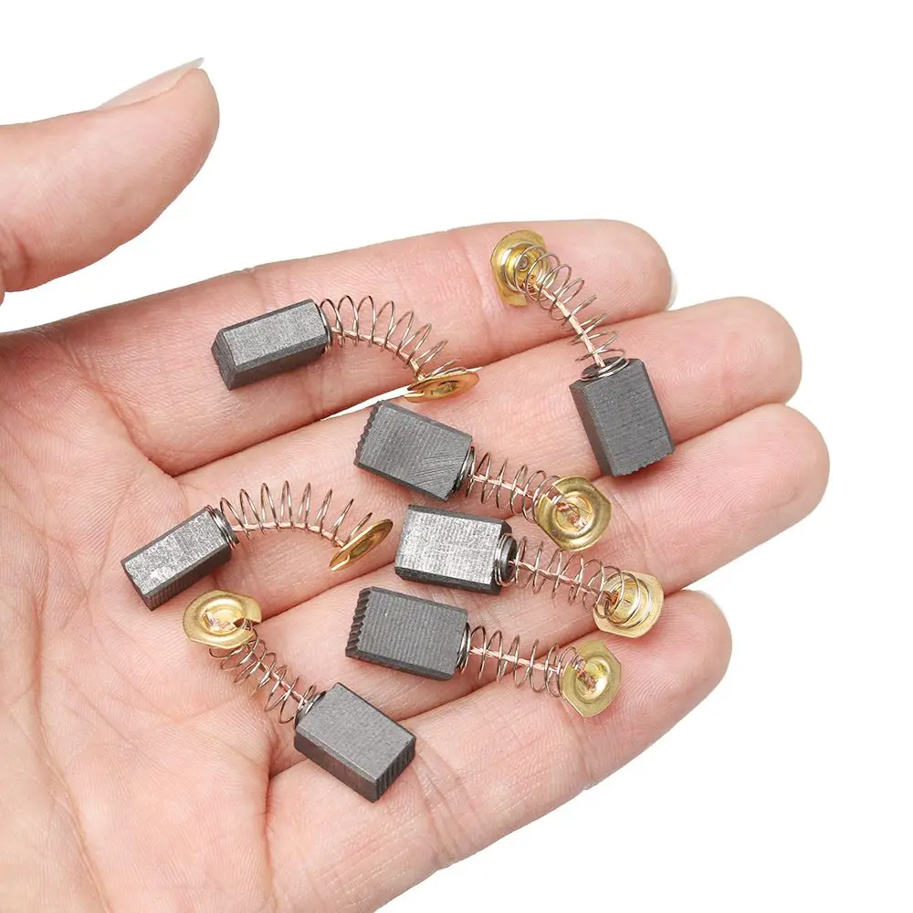 10PCS Carbon Brushes Mini Drill Electric Grinder Replacement Carbon Brush Motors Spare Parts Hand Tools 5x8x13mm