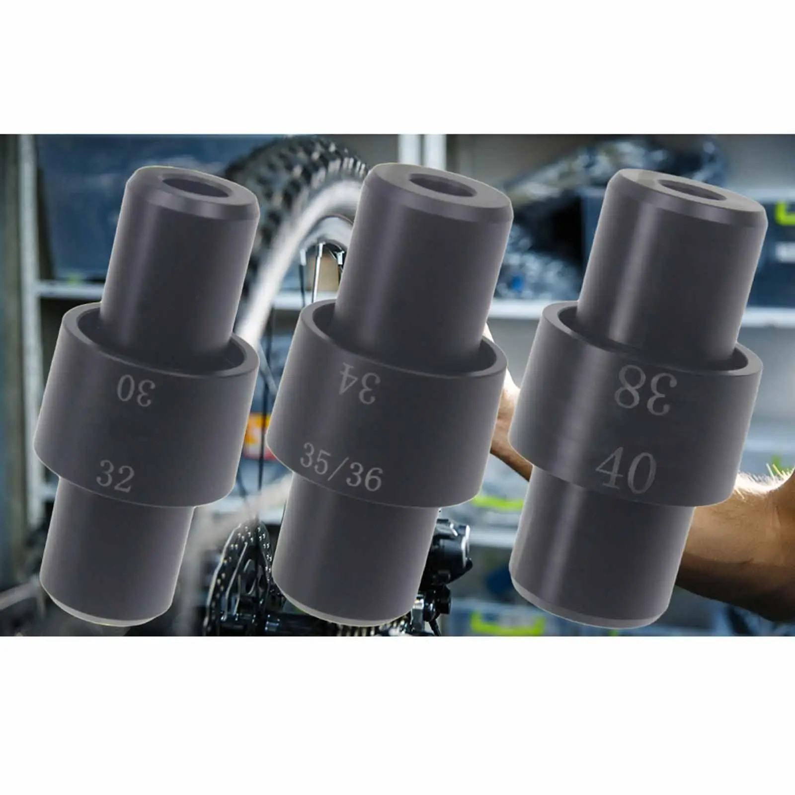 Bike Fork Seal Driver Tool Premium Plastic Bicycle Fork Installer for Home and Workshop Maintenance