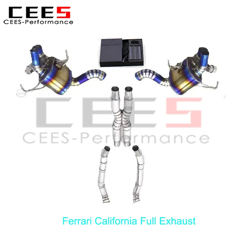 

CEES Performance Valved Racing Exhaust System Pipe for Ferrari California 4.3L 2009-2014 Upgrade Catback Exhaust