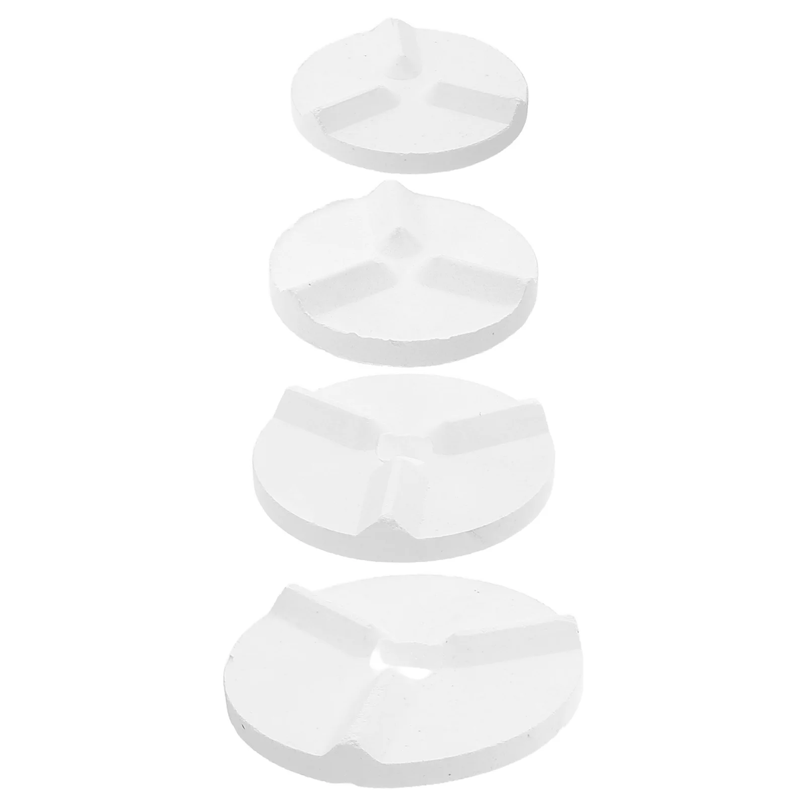 

4 Pcs Kiln Gasket Ceramic Fiber Board Mat Craft Pottery Pads Tool Anti-stick Heat-resistant White Replacement