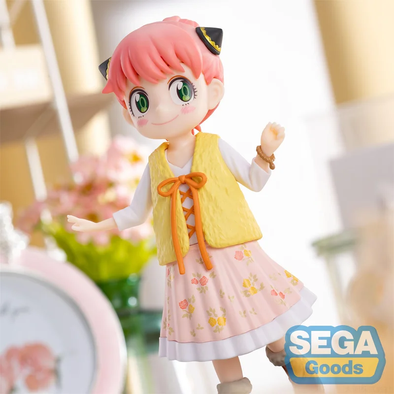 SEGA Original Luminasta SPY FAMILY ANYA FORGER Miss Chic Vol.3.5 Anime Action Figure Toys For Boys Girls Children Birthday Gifts