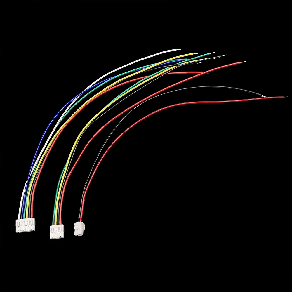 10Pcs Micro JST GH 1.25mm Pitch Male Plug Electronic 150mm Cable Wire Connector 2/3/4/5/6/7/8/9/10Pin 28AWG