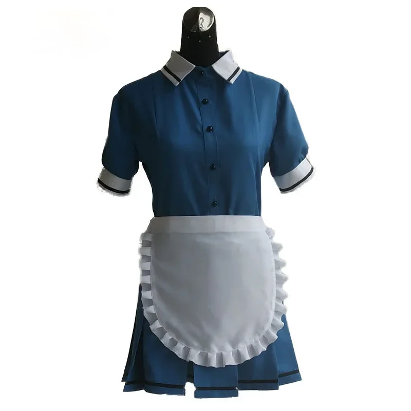 خادمة مقهى المهنية خادمة الزي اليابان فيلم الممثلة فستان لطيف حتى زي قصيرة الأكمام الركبة تنورة تأثيري الملابس