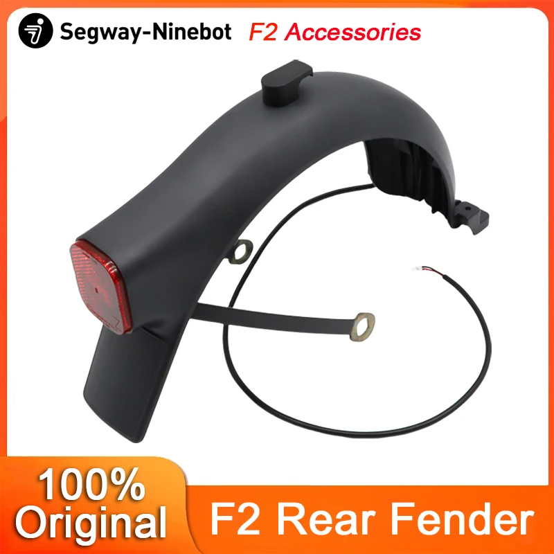 Original Rear Fender For Ninebot by Segway F2 Electric Scooter Rear Mudguard Bracket Brake Taillights Support KickScooter Parts