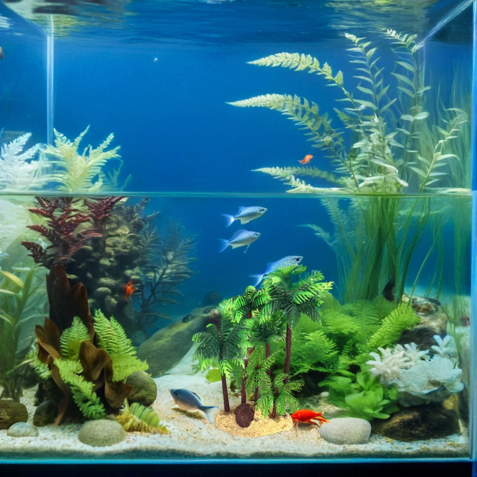 

14Cm Plastic Mini Coconut Tree Realistic Palm For Diy Terrarium Fairy Garden Decor Bonsai Craft Micro Landscape Waterproof