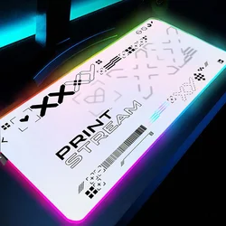 Hot Sell CS GO Large RGB Mouse Pad Gaming Mousepad LED Mouse Mat Gamer Desk Mat Desk Pads RGB Keyboard Mats HD 400x900 Mousepads