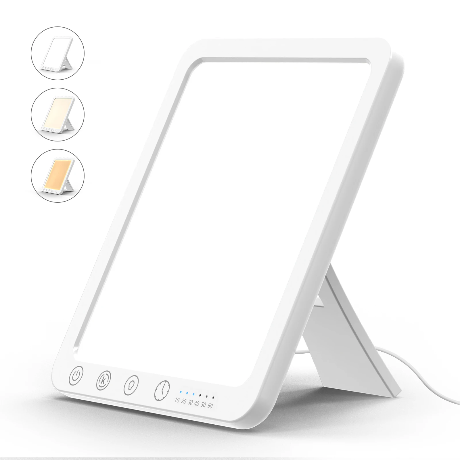 

SAD Light Daylight Therapy Lamp 10000 Lux UV-Free Happy Mood Light Touch Dimmable for Winter Anti Depression LED NightLights