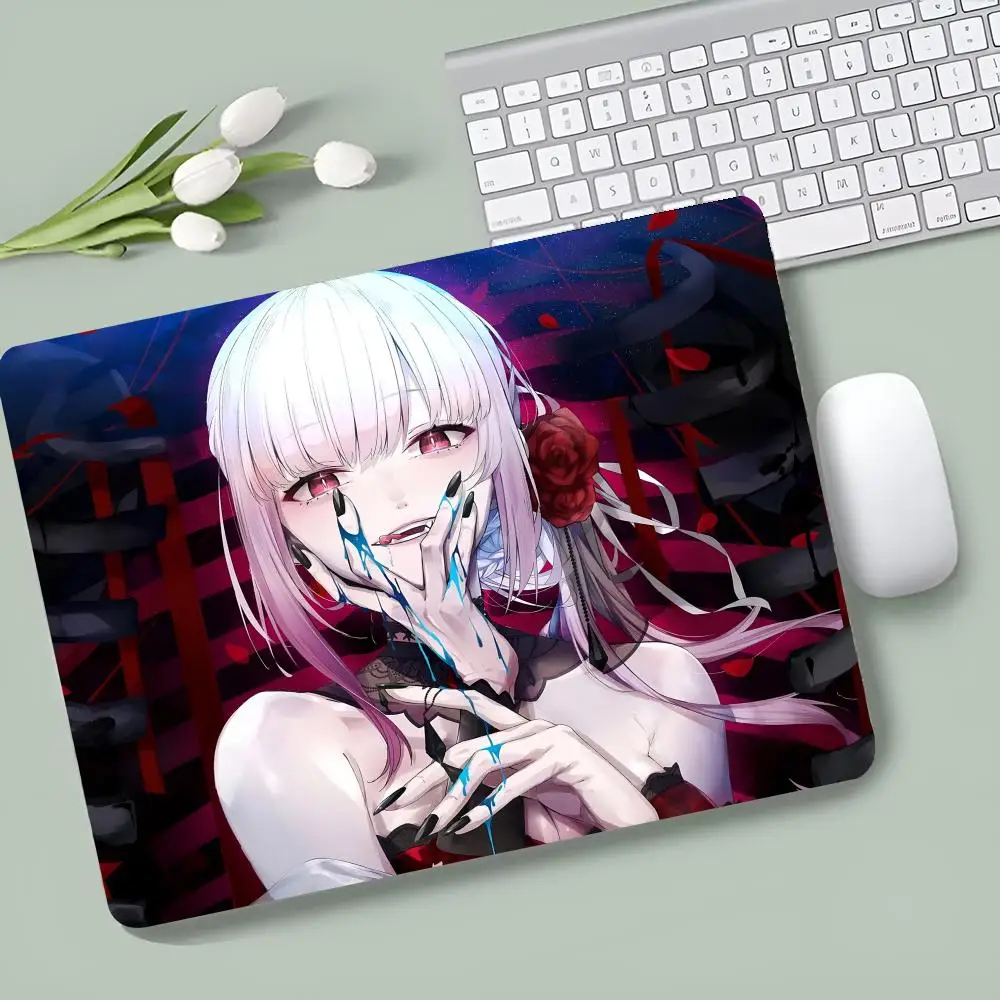 mori calliope  MINISO Mouse Pad E-sports players Game Accessories Game Keyboard Pad Gamer Desktop Mat Deskmat Keyboard Pad XXL 9