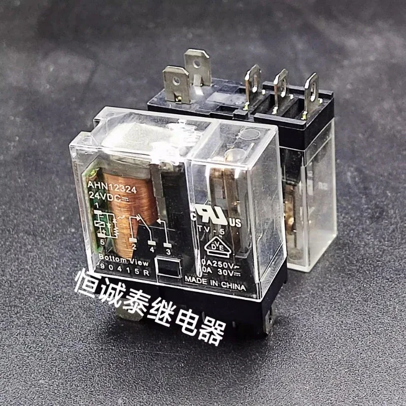 

（Brand-new）1pcs/lot 100% original genuine relay:AHN12324 24VDC 5pins 10A Intermediate relay