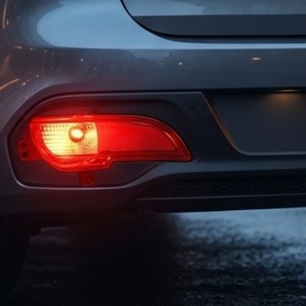 Rear Fog Light Pair for For 206 207 Compatible with Factory Bumper Cutouts and Retaining Clip System 6350HA 6351HA