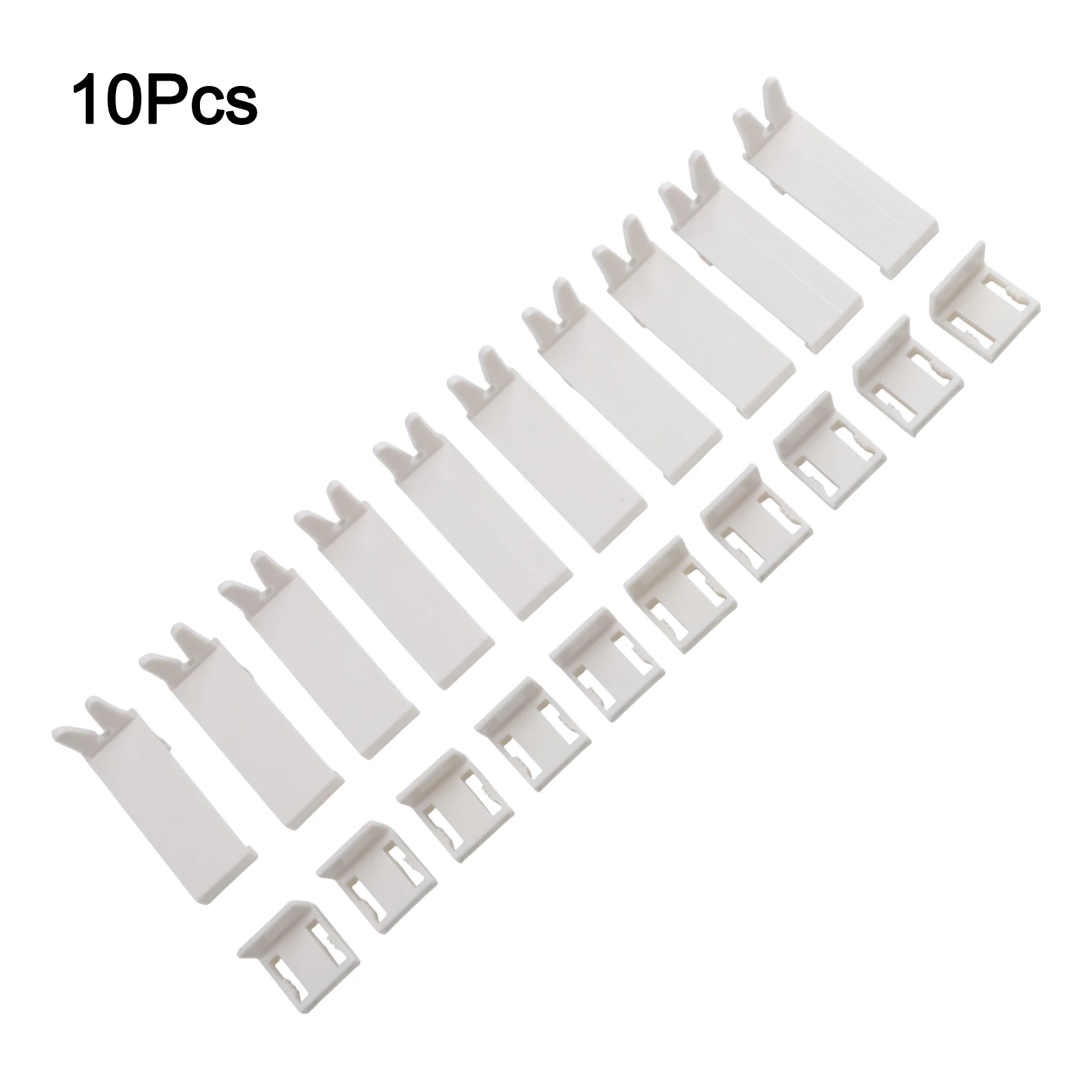 10pcs Double Roller Blind Clamp Brackets Adjustable Bracket Fixing Accessories Roller Curtain Holder Window Shade Clamp Repair