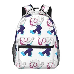 Grl Pwr, Cartoon Ghost Kids Backpacks Boys Girls Bookbag Students School Bags Travel Rucksack Shoulder Bag Large Capacity