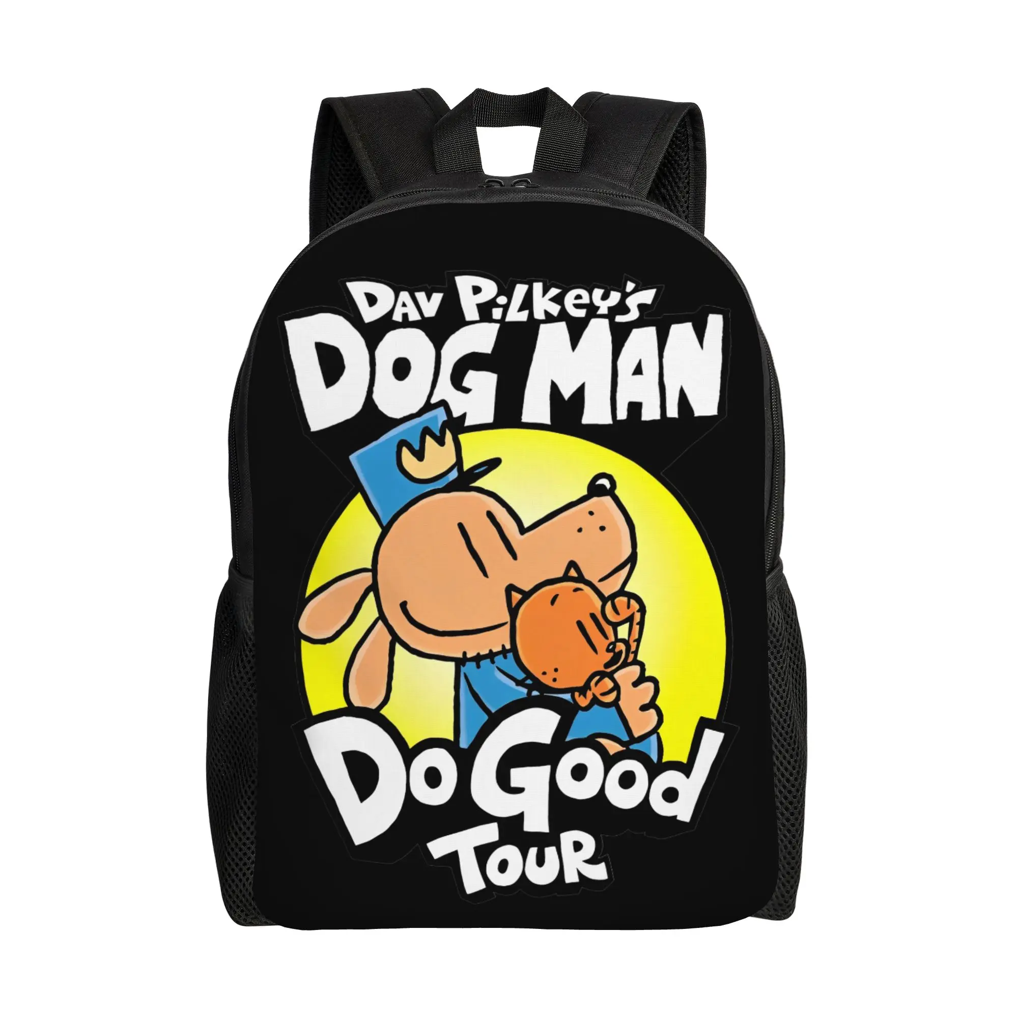 

Рюкзак Dog Man Petey Cat Cartoon Teenage для подростков, спортивный, для старшей школы, для походов, путешествий, городской рюкзак для мужчин и женщин, для ноутбука, компьютера, холщовые сумки