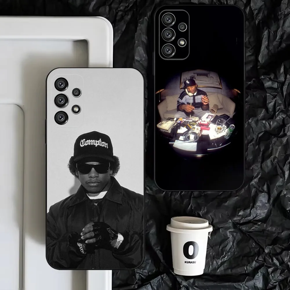 E-Eazy E Rapper  Phone Case For Samsung S25,S24,S23,S22,S21,S20,S10,Ultra,Plus,Lite,FE,Soft Silicone Black Cover