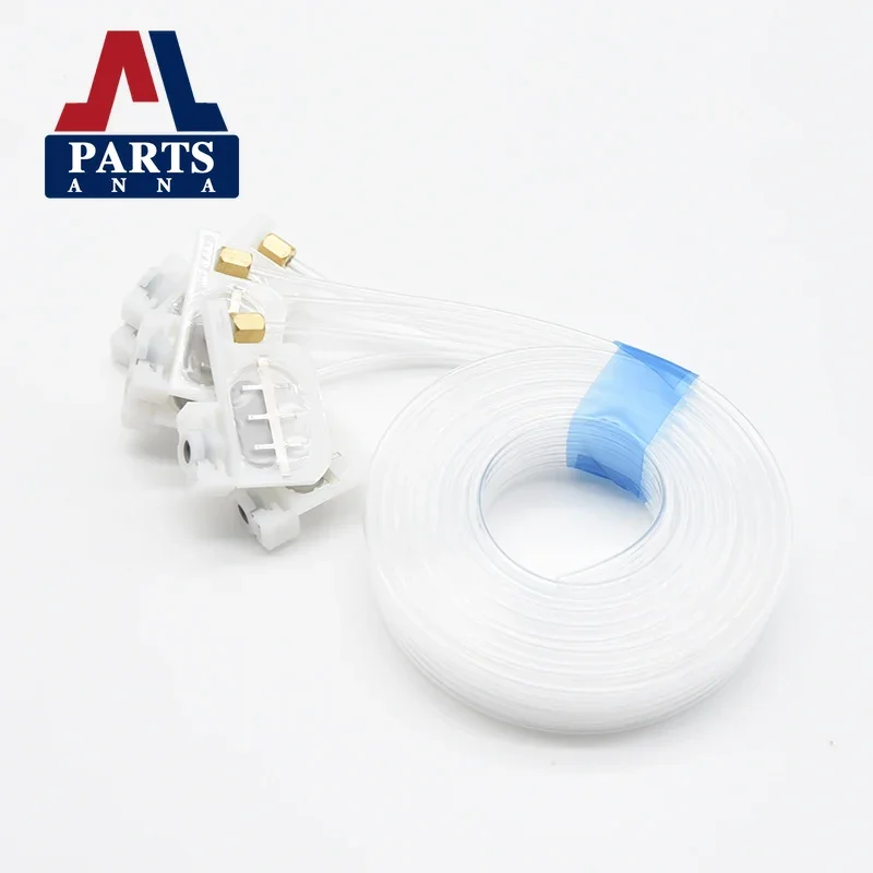 6 kleur Inkt Buis Demper voor Voor Epson R330 L800 L805 L1800 R1390 Inkt Filter/Dumper met inkt buis slang DX4 pijp lijn demper