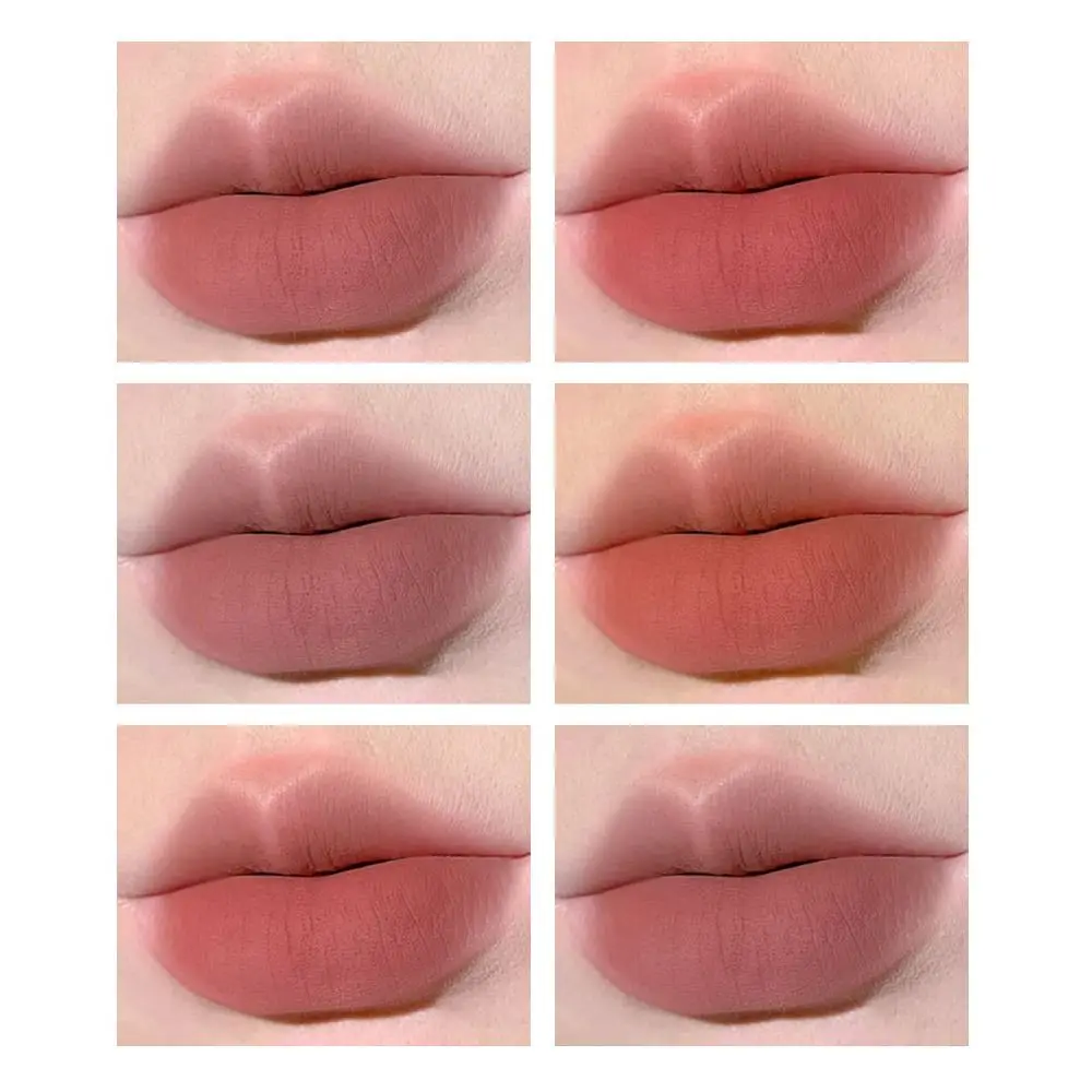 패션 립 플럼프 매트 립 글로스 롱래스팅 7가지 색상 아이스크림 립스틱 입술 탄력 증가 립스틱 메이크업 화장품