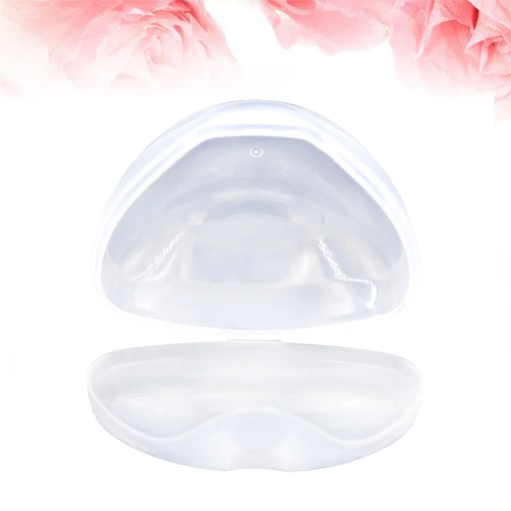 2 قطعة حافظة لهاية الرضع آمنة قوية من مادة البولي بروبيلين تحمل مشابك وصندوق محمول مدمج للاستخدام اليومي حافظة مصاصة