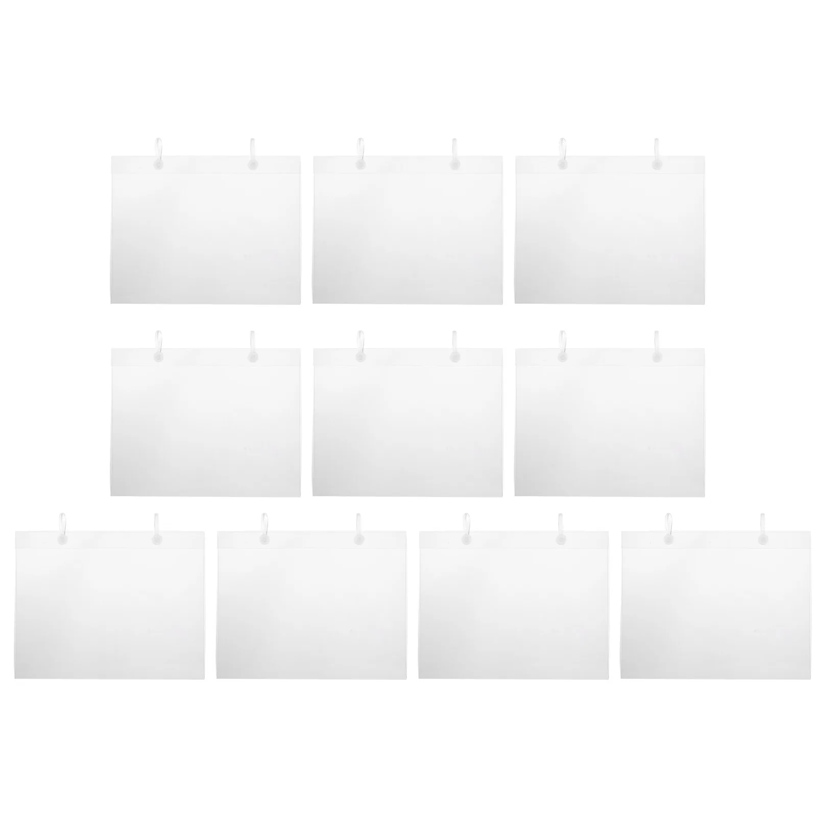 

Plastic Price Covers H writing Accessories Envelope Hanging Supermarket Labels Tag Sets PVC Practical Safe