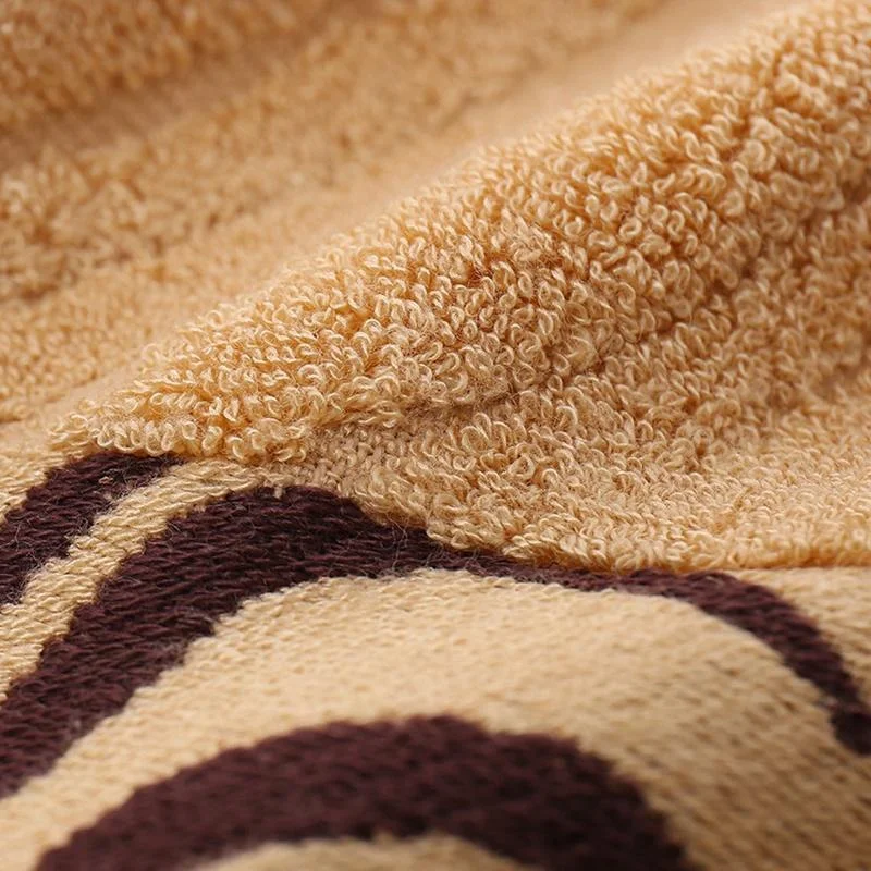 Cotton Embroidered Tiger Pattern Bamboo Fiber Bath Towel Soft and Comfortable Towel Super Absorbent Hand Towel  ,