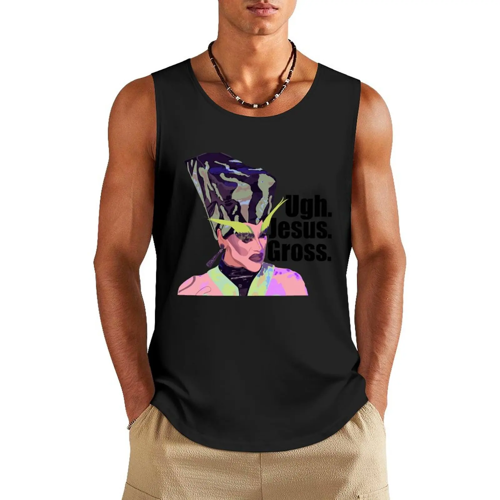 

Ugh. Jesus. Gross Tank Top anime top sleeveless t-shirts for men