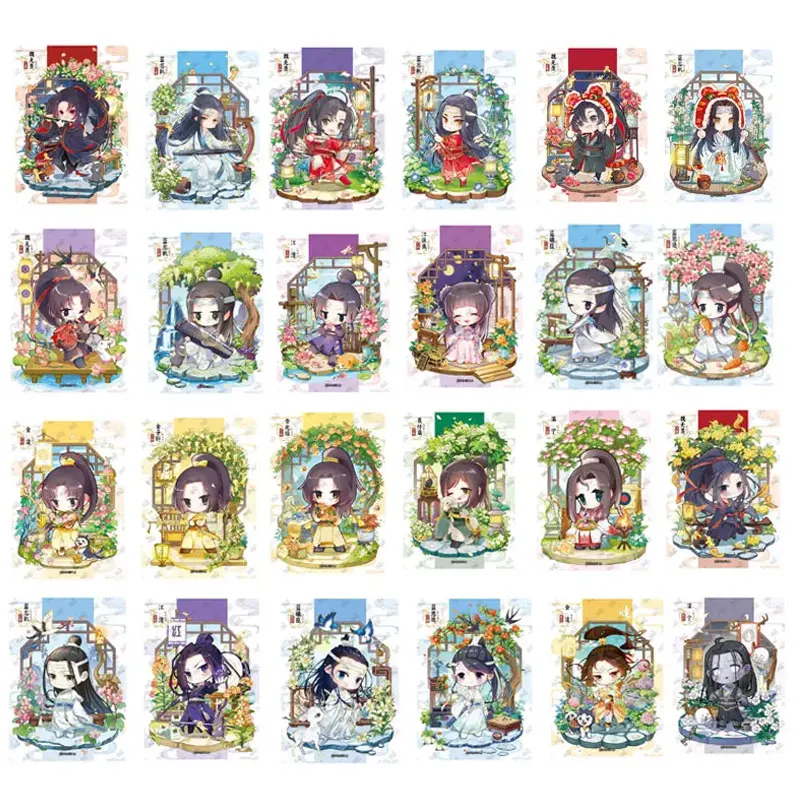 بطاقة جمع هدايا عيد الميلاد أصلية من Kayou Mo Dao Zu Shi 3 QM/MC/CP/CH/PT/FM/YX/Q/JQ/CJ Wei Wuxian Drunken Dream Chapter