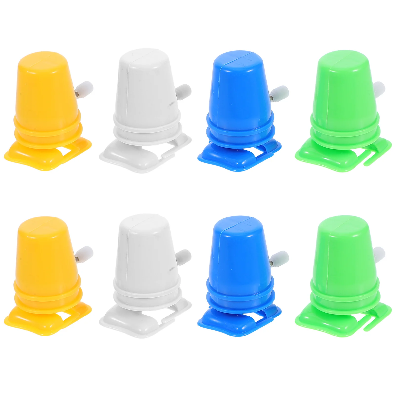 8Pcs Clockwork Movement Plastic DIY Handmade Craft Accessories for Clay Craft Repair Reusable Compact Mini Rewinding Parts