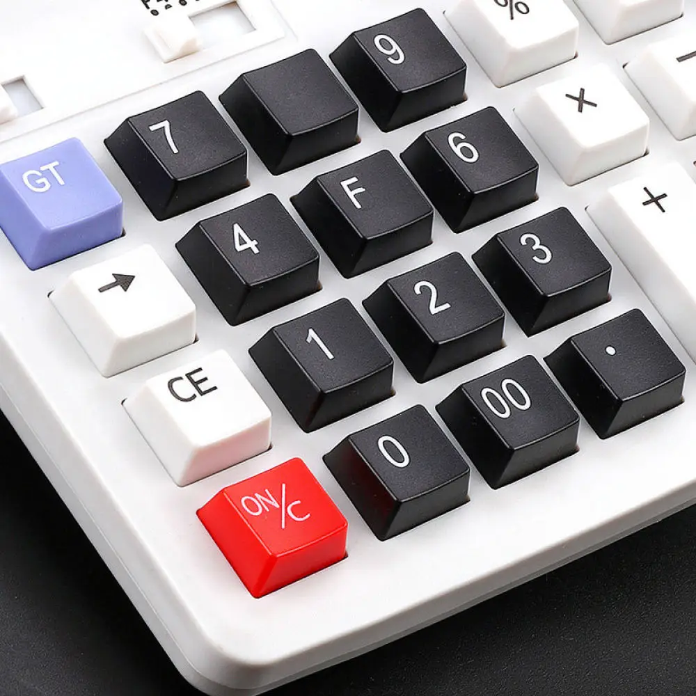 12 Digit Desk Calculator Voice Function Large Button Office Finance Accounting Business Mathematical Portable Equipment