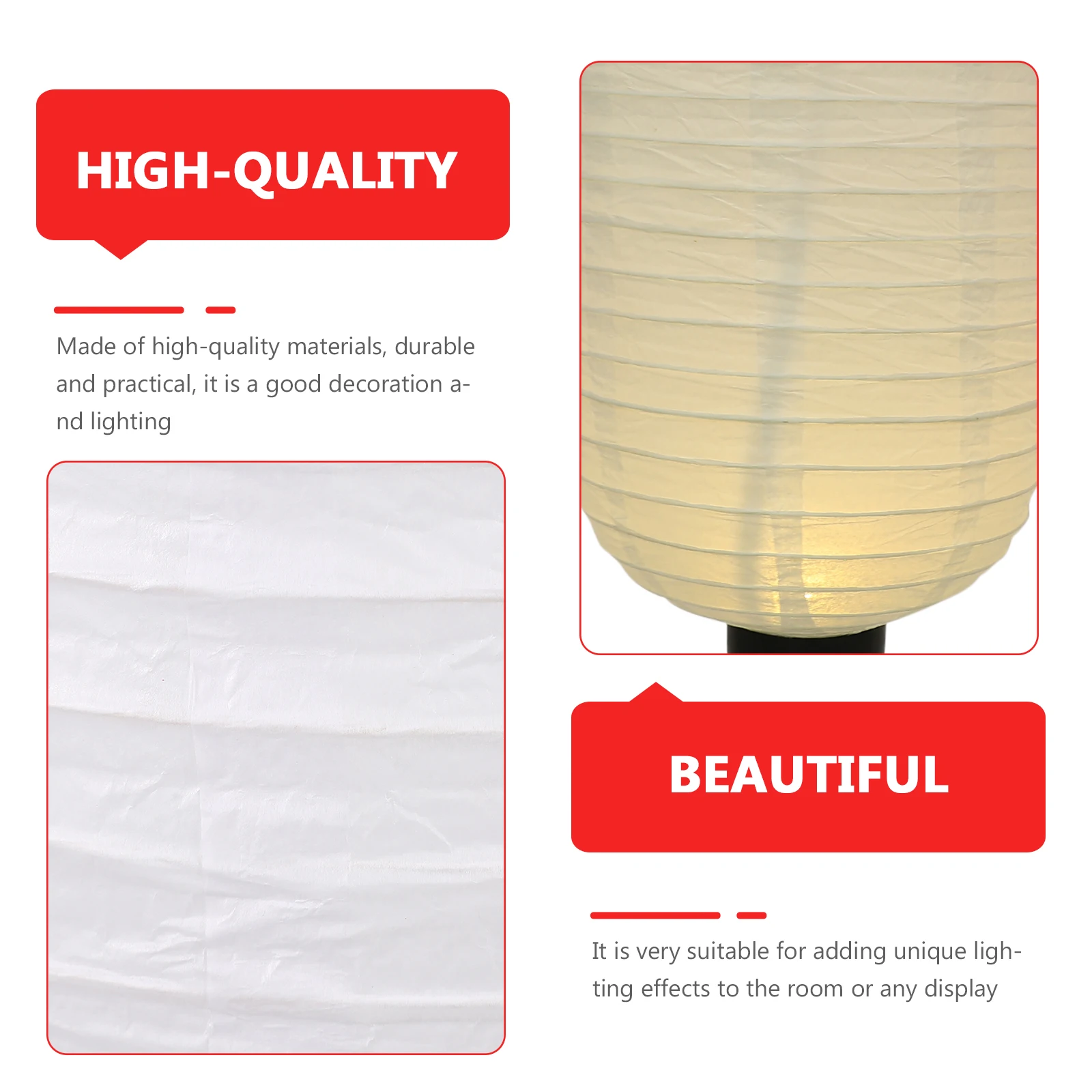 LED Winter Melon Lanterns Operated Paper Decorations for Festival Home Bedroom Hanging naments LED Lighted White Edge