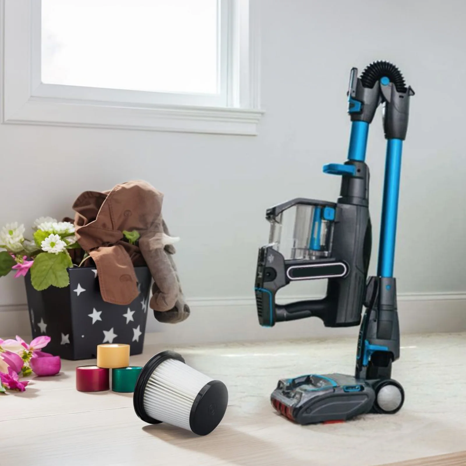 Vacuum Filter Set Compatible with For Shark Detect Pro Models 4 Filters Enhancing Cleaning Efficiency and Motor Protection