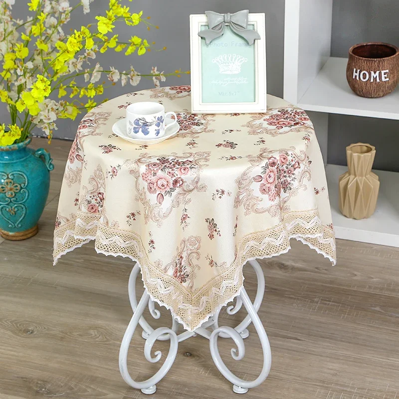 

Cotton and Linen Fresh Rectangular Round Tablecloth