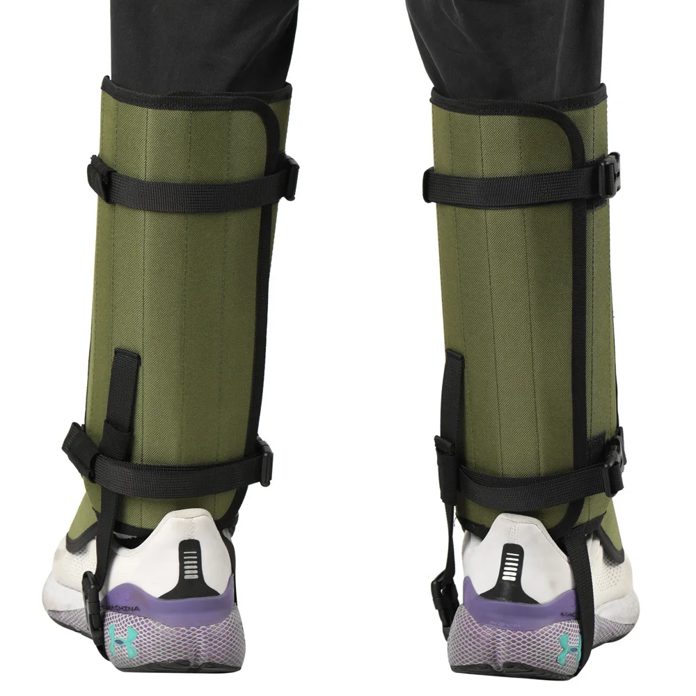 Snake Bite Proof Leg Gaiters, Anti-Scratch Knee & Leg Sleeves, Snowproof Shoe Covers for Outdoor Hiking Camping Protection - view 2