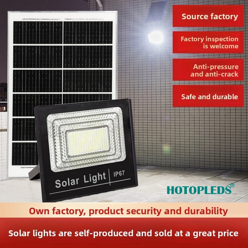 

Aluminum Shell Solar Flood Light Led Outdoor High Power Super Bright New Rural Solar Light Solar Light