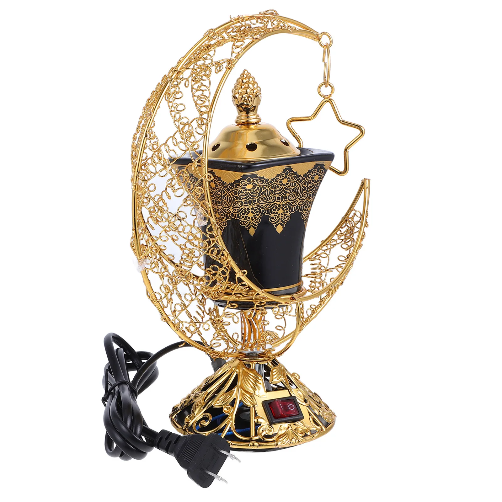 

Decorative Electric Censer Burner Handcrafted Ceramic Aroma Incense Heater for Home Spa Aromatherapy Plug in Flameless Design