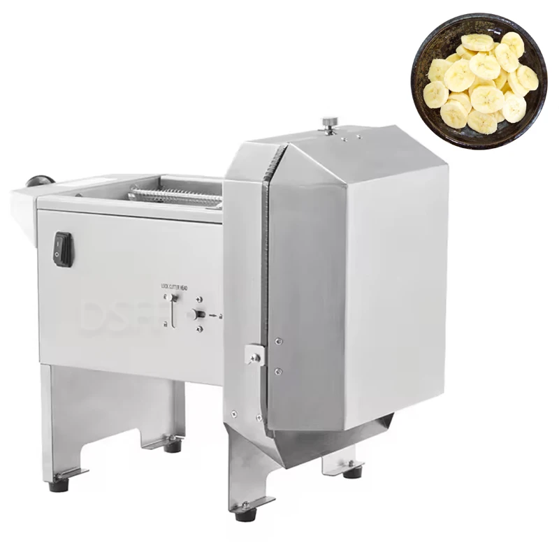 Stainless Steel Industrial Electric Vegetable Cutter, Potato And Carrot Slicer, Banana Cutting Machine