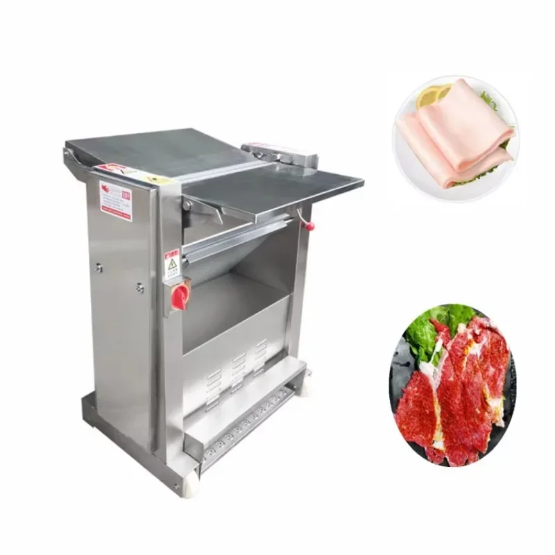 Professional Pork Skinner Meat Pork Skinning Machine/ Commercial Beef Slicing Machine