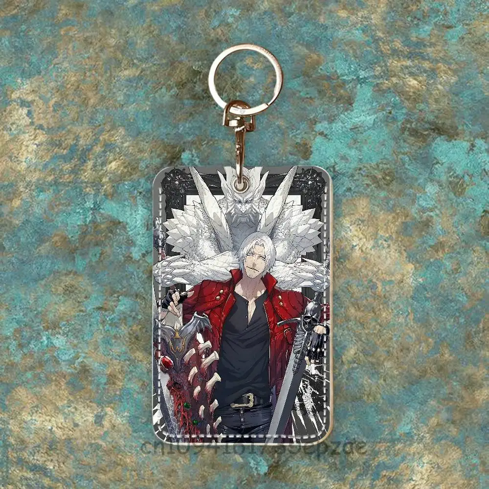 Dante D-Dmc D-Devil M-May C-Cry Rectangle Card Case Keychain