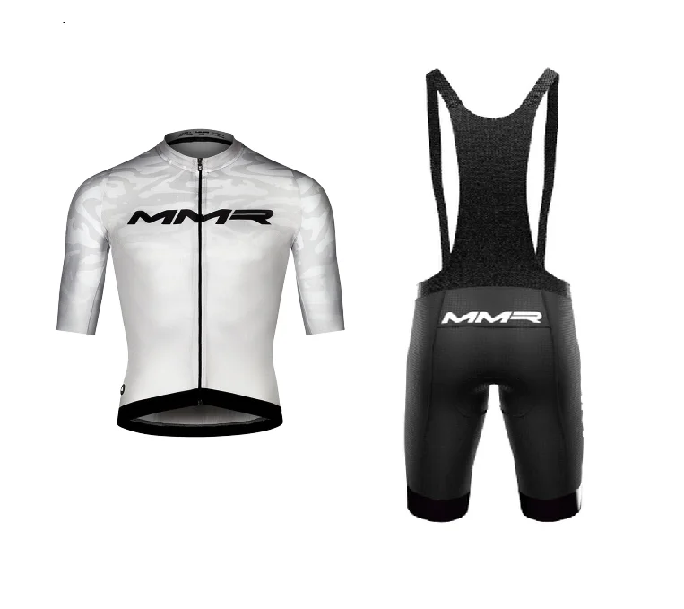 LASER CUT 2023 MMR TEAM 3 COLORS SHORT SLEEVE CYCLING JERSEY SUMMER CYCLING WEAR ROPA CICLISMO+BIB SHORTS