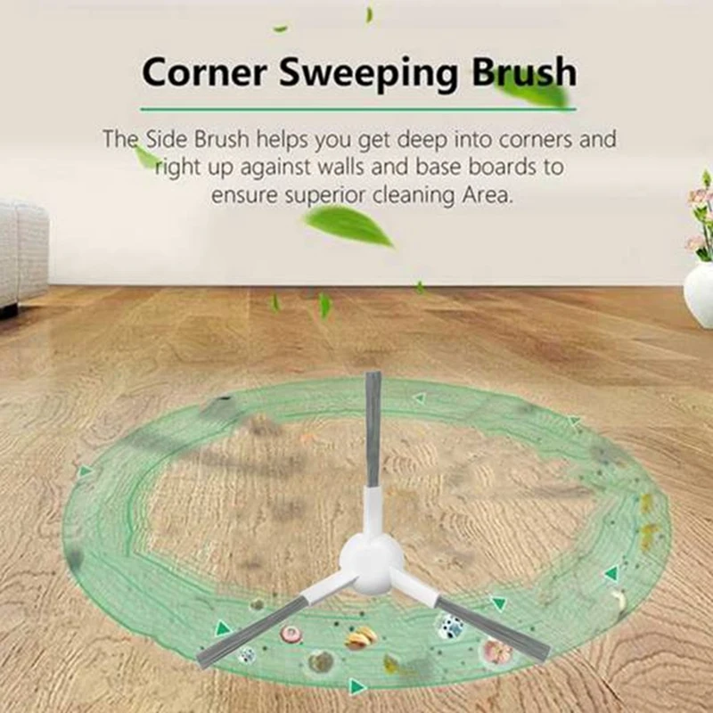 Kit aksesori untuk Xiaomi Robot vakum X20 + / X20 Plus sikat sisi utama Filter Hepa kain pel bagian pengganti kantung debu