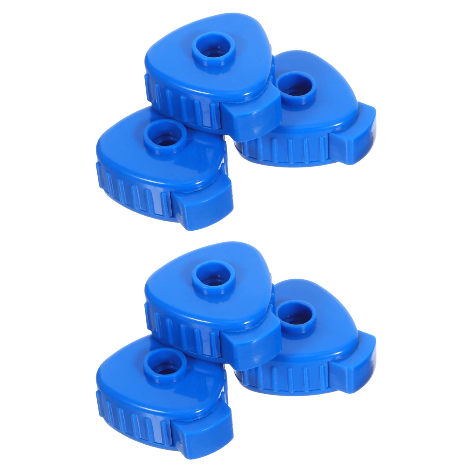 

6pcs Cymbal Quick Release Nuts Blue Plastic Drum Parts Spare Fasteners 6-8Mm Fits Jazz Percussion Kits Lightweight Secure Snare
