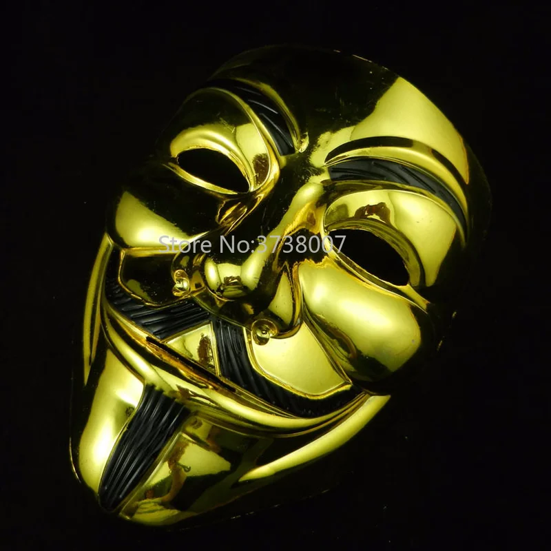 Movie Theme V Vendetta Mask Wholesale for Adults & Kids Halloween V Theme Plating Face Mask
