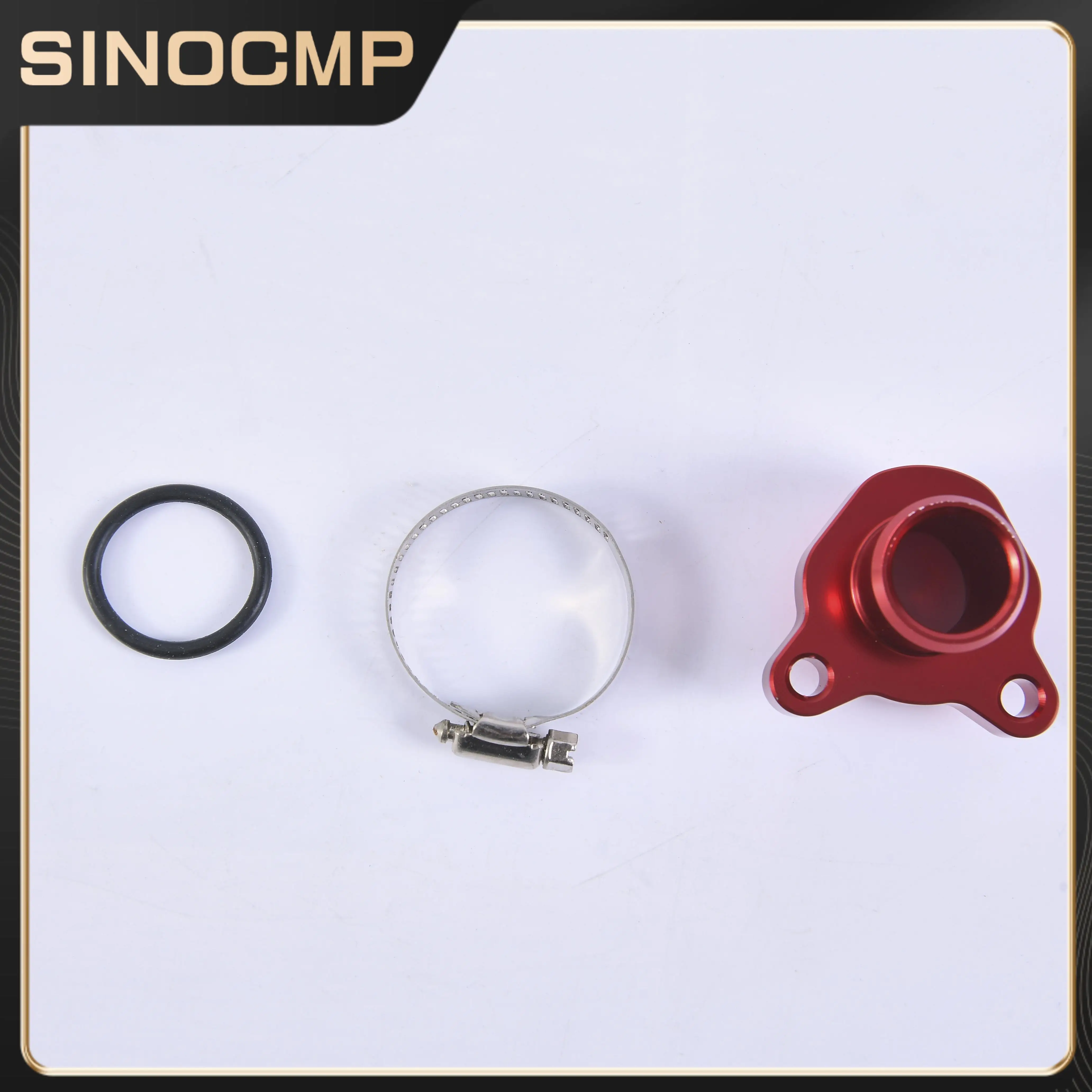 

Water Hose Fitting Replacement Red 11537541992 11537544638 For BMW N54 335i 335 Water Pipe Joint Replacement Kit Parts Brand New