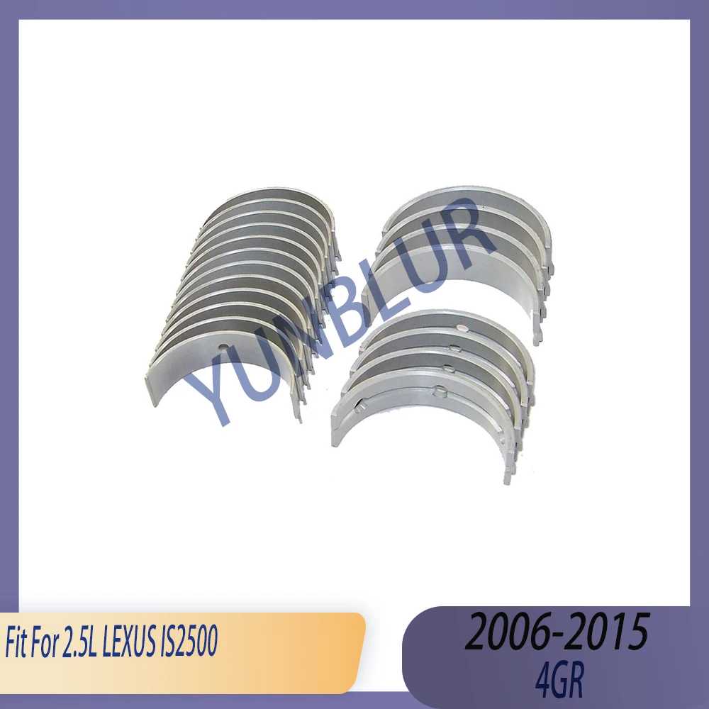 

STD Engine Part Crankshaft Main & Connecting Rod Bearing Set Fit 2.5 L 4GR 06-15 v6 Gas For LEXUS IS2500