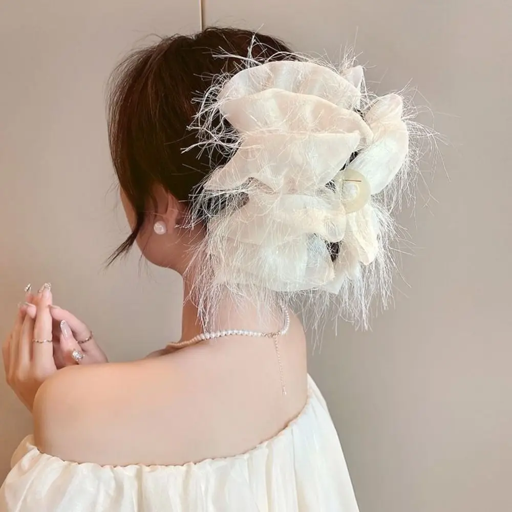 

New Tassel Hair Clip Large Sweet Hairpin Grips Elegant Headwear Accessories for Girls