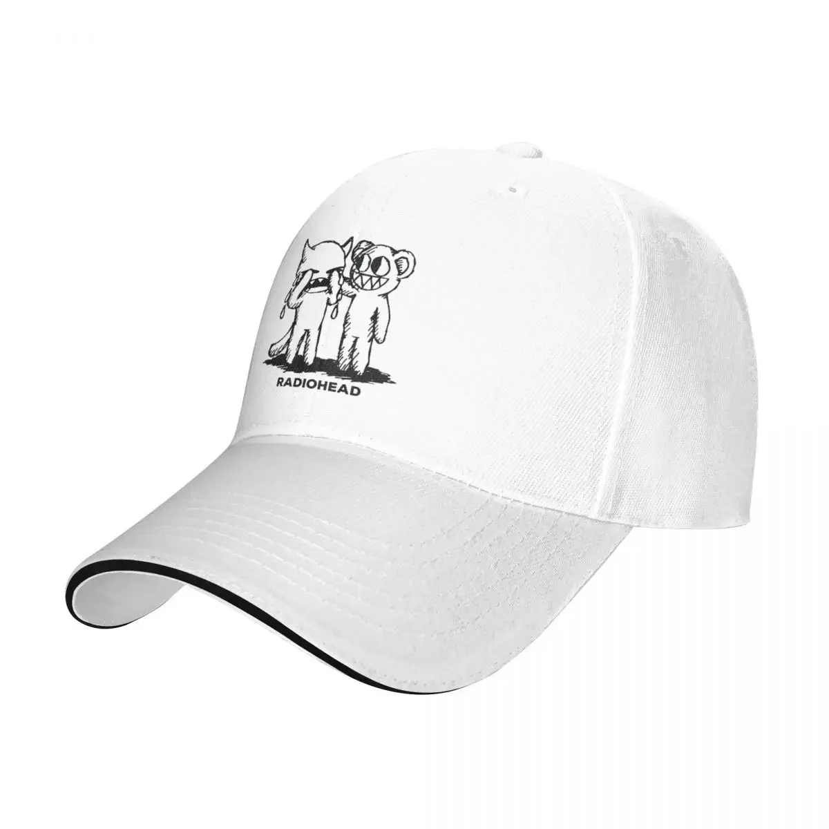 Radiohead Rock Baseball Cap Fashion Sandwich Hat Unisex Adjustable Headwear Sport