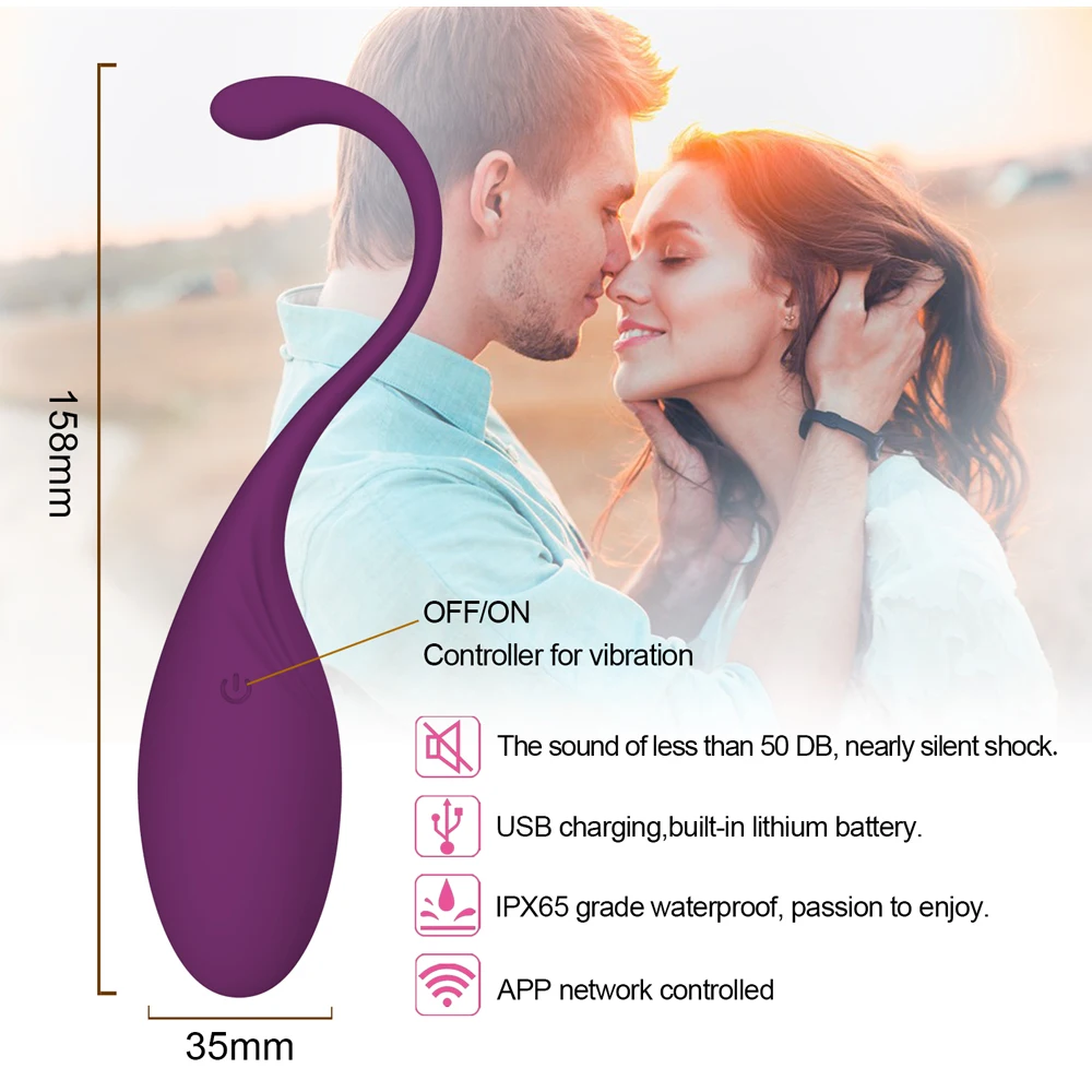 New Smart Pelvic Floor Muscle Exerciser Kegel Balls G Spot Clitoral Vibrator with App Remote Control  Adult Sex Toys For Women